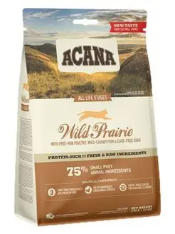 Сухой корм ACANA Wild Prairie низкозерновой для кошек 340 г
