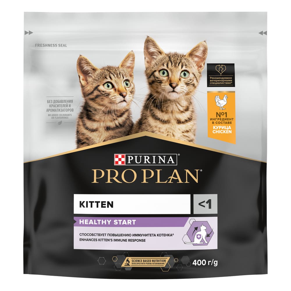 Сухой корм для котят Pro Plan Original Kitten Healthy Start с курицей